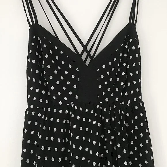 BCBGeneration High Low Polka Dot Maxi Dress - Picture 4 of 11